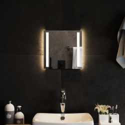 Lustro łazienkowe z LED, 30x30 cm