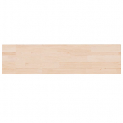 Półka, 80x20x1,5 cm, surowe lite drewno dębowe
