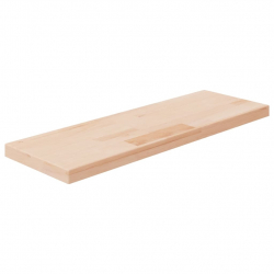 Półka, 60x20x2,5 cm, surowe lite drewno dębowe
