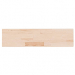 Półka, 80x20x4 cm, surowe lite drewno dębowe