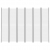 Parawan 6-panelowy, biały, 300x220 cm, tkanina