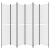 Parawan 6-panelowy, biały, 300x220 cm, tkanina