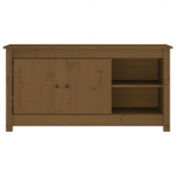 Szafka pod TV, miodowy brąz, 103x36,5x52 cm, drewno sosnowe
