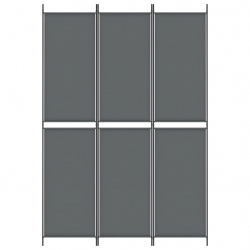 Parawan 3-panelowy, antracytowy, 150x220 cm, tkanina