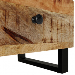 Szafki nocne, 2 szt., 40x33x46 cm, lite drewno mango