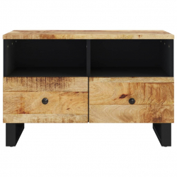 Szafka pod telewizor, 70x33x46 cm, lite drewno mango