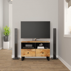 Szafka pod telewizor, 70x33x46 cm, lite drewno mango