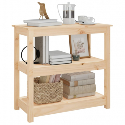 Stolik konsolowy, 80x40x74 cm, lite drewno sosnowe