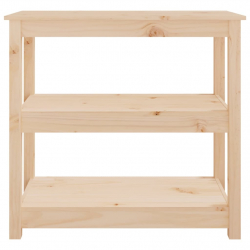 Stolik konsolowy, 80x40x74 cm, lite drewno sosnowe