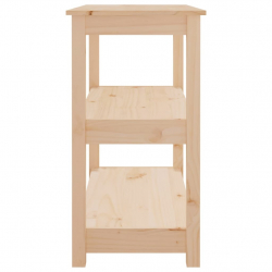 Stolik konsolowy, 80x40x74 cm, lite drewno sosnowe