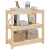 Stolik konsolowy, 80x40x74 cm, lite drewno sosnowe