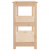 Stolik konsolowy, 80x40x74 cm, lite drewno sosnowe