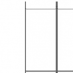Parawan 5-panelowy, biały, 250x220 cm, tkanina