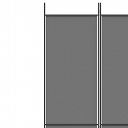 Parawan 6-panelowy, antracytowy, 300x220 cm, tkanina