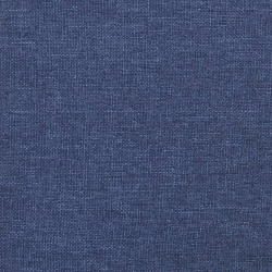 Ławka, niebieska, 70x30x30 cm, tapicerowana tkaniną