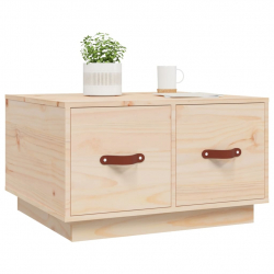 Stolik kawowy, 60x53x35 cm, lite drewno sosnowe