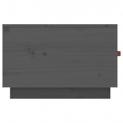 Stolik kawowy, szary, 60x53x35 cm, lite drewno sosnowe