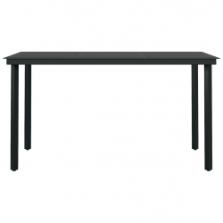 5-cz. zestaw mebli ogrodowych z poduszkami, rattan PE i szkło