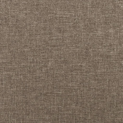 Ławka, taupe, 70x30x30 cm, tapicerowana tkaniną