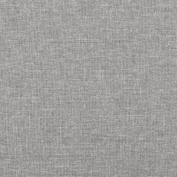 Ławka, jasnoszara, 70x30x30 cm, tapicerowana tkaniną