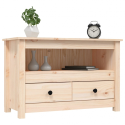 Szafka pod telewizor, 79x35x52 cm, lite drewno sosnowe