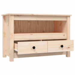 Szafka pod telewizor, 79x35x52 cm, lite drewno sosnowe