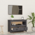 Szafka pod telewizor, szara, 79x35x52 cm, lite drewno sosnowe