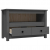 Szafka pod telewizor, szara, 79x35x52 cm, lite drewno sosnowe