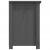 Szafka pod telewizor, szara, 79x35x52 cm, lite drewno sosnowe