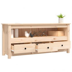 Szafka pod telewizor, 114x35x52 cm, lite drewno sosnowe