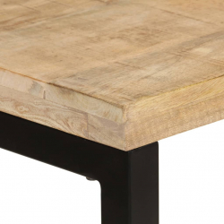 Stół do jadalni, 110x50x76 cm, lite drewno mango