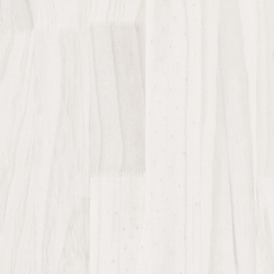 Regał, biały, 60x30x210 cm, lite drewno sosnowe