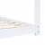 Rama łóżka dziecięcego, biała, lite drewno sosnowe, 70 x 140 cm