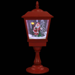 Świąteczna latarenka stojąca z Mikołajem, 64 cm, LED