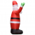 Nadmuchiwany Mikołaj z LED, dekoracja świąteczna, IP44, 4,5 m