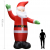 Nadmuchiwany Mikołaj z LED, dekoracja świąteczna, IP44, 4,5 m