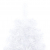 Sztuczna choinka, połówka, z LED i bombkami, biała, 240 cm