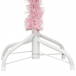 Sztuczna choinka ze stojakiem, różowa, 150 cm, PVC