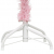 Sztuczna choinka ze stojakiem, różowa, 210 cm, PVC