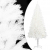 Sztuczna choinka z realistycznymi igłami, biała, 150 cm