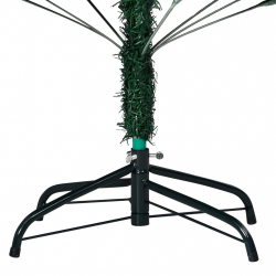 Sztuczna choinka o grubych gałązkach, zielona, 210 cm, PVC