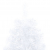 Sztuczna choinka ze stojakiem, połowa, biała, 210 cm, PVC
