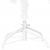 Sztuczna choinka o grubych gałązkach, biała, 120 cm, PVC