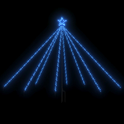 Choinka z lampek, wewn./zewn., 400 niebieskich diod LED, 2,5 m