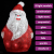 Świąteczna, akrylowa figurka Mikołaja z LED, 28 cm, wewn./zewn.