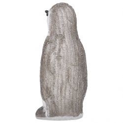 Świąteczna, akrylowa figurka pingwina z LED, 30 cm, wewn./zewn.