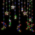 Lampki świąteczne z gwiazdkami i księżycami, na pilota, 138 LED