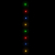 Sznur z 400 kolorowymi lampkami LED, 40 m, 8 efektów