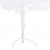 Sztuczna choinka narożna, biała, 240 cm, PVC