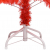 Sztuczna choinka ze stojakiem, czerwona, 120 cm, PVC